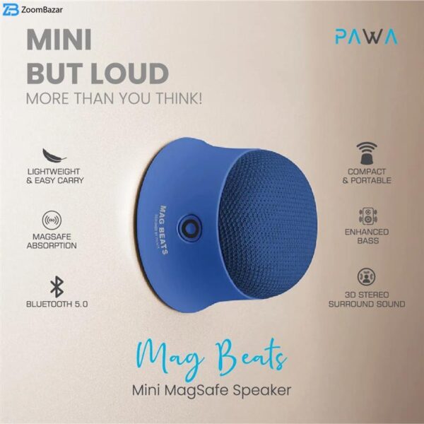 اسپیکر بلوتوثی پاوا مدل Mag Beats Mini