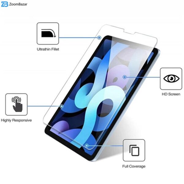 محافظ صفحه نمایش ژاند مدل Axe TEMPERED GLASS مناسب برای تبلت اپل 2022 ,2021 ,iPad Pro 12.9 / 2019, 2020