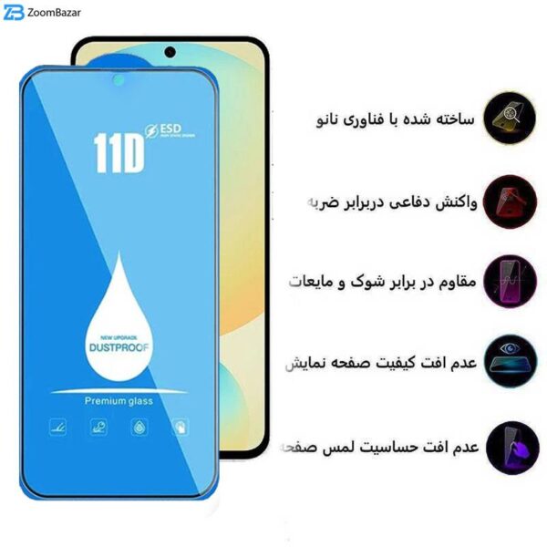 محافظ صفحه نمایش 11D اپیکوی مدل Blue ESD مناسب برای گوشی موبایل سامسونگ Galaxy S24 FE / A55 / A35