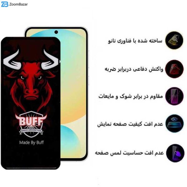 محافظ صفحه نمایش بوف مدل Ceramic Pro مناسب برای گوشی موبایل سامسونگ Galaxy S24 FE/ A55 / A35