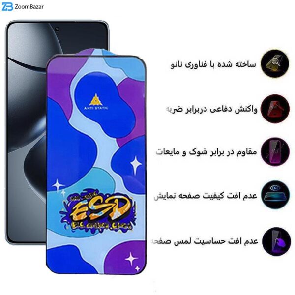 محافظ صفحه نمایش اپیکوی مدل Star ESD مناسب برای گوشی موبایل شیائومی 14T Pro / 14T / Redmi K70 Ultra