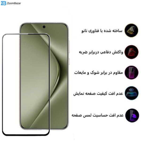 محافظ صفحه نمایش سرامیکی بوف مدل Ceramic-G مناسب برای گوشی موبایل هوآوی Pura 70 Pro/ Pura 70 Ultra / Nova 12S/ Nova 12i