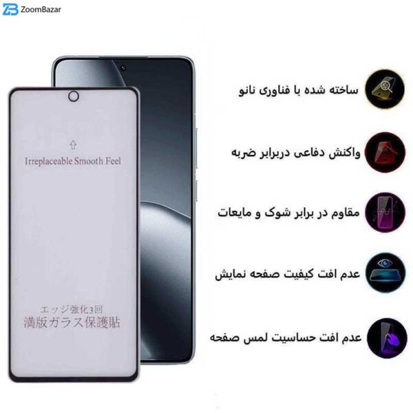 محافظ صفحه نمایش مات بوف مدل 5D-Matte-G مناسب برای گوشی موبایل شیائومی 14T Pro / 14T / Redmi k70 Ultra