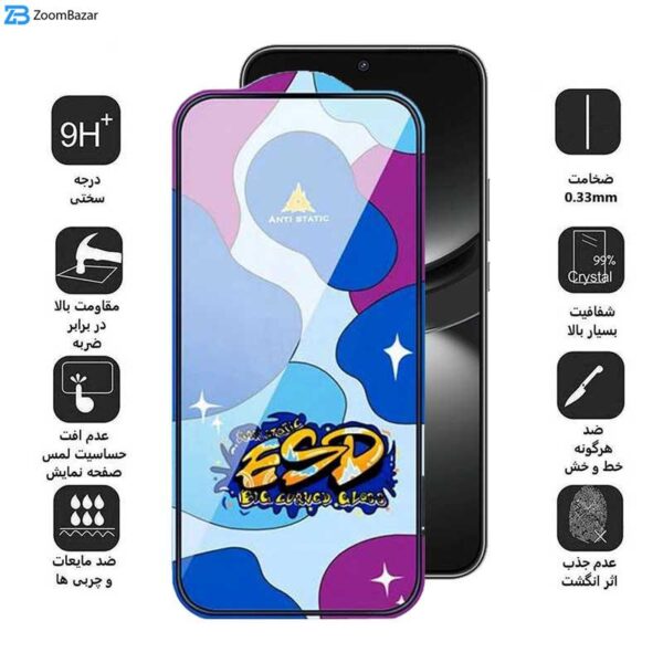 محافظ صفحه نمایش اپیکوی مدل Star ESD مناسب برای گوشی موبایل هوآوی Nova 12 / Nova 12 Lite / Nova 11 SE / Nova 10 SE