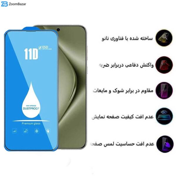 محافظ صفحه نمایش 11D اپیکوی مدل Blue ESD مناسب برای گوشی موبایل هوآوی Pura 70 Pro/ Pura 70 Ultra / Nova 12S/ Nova 12i