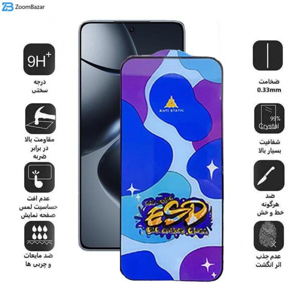 محافظ صفحه نمایش اپیکوی مدل Star ESD مناسب برای گوشی موبایل شیائومی 14T Pro / 14T / Redmi K70 Ultra