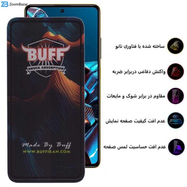 محافظ صفحه نمایش 5D بوف مدل Mountain-G مناسب برای گوشی موبایل شیائومی Poco X5 Pro/X5/X4 Pro 5G/X3 Pro/X3 NFC/X3