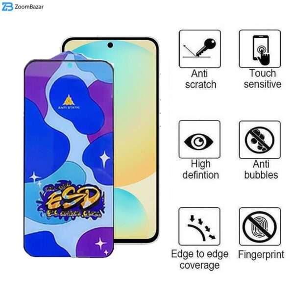 محافظ صفحه نمایش اپیکوی مدل Star ESD مناسب برای گوشی موبایل سامسونگ Galaxy S24 FE/ A55/ A35