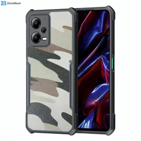 کاور ژاند مدل Xundd Camouflage مناسب برای گوشی موبایل شیائومی Poco X5 / Redmi Note 12 5G