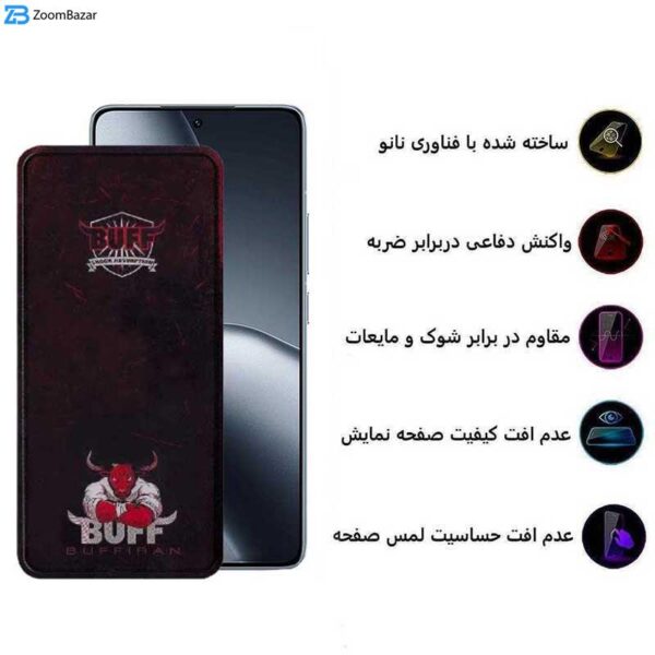 محافظ صفحه نمایش بوف مدل Muscle-Bull مناسب برای گوشی موبایل شیائومی 14T Pro / 14T / Redmi K70 Ultra