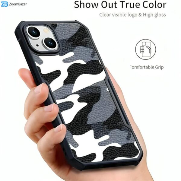 کاور ژاند مدل Xundd Camouflage مناسب برای گوشی موبایل اپل iPhone 14 / 13