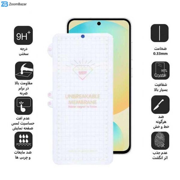 محافظ صفحه نمایش بوف مدل Hydrogel مناسب برای گوشی موبایل سامسونگ Galaxy S24 FE/ A55 / A35