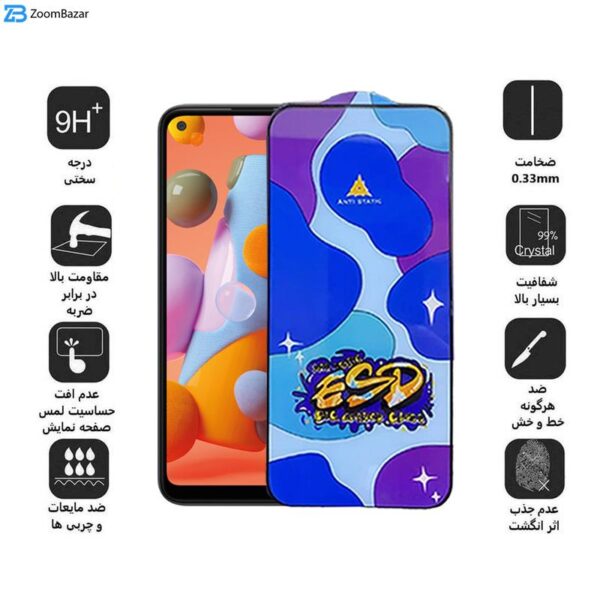 محافظ صفحه نمایش اپیکوی مدل Star ESD مناسب برای گوشی موبایل سامسونگ Galaxy A11 / M11