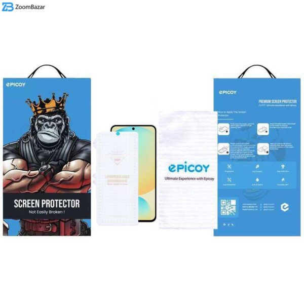 محافظ صفحه نمایش اپیکوی مدل Hydrogel مناسب برای گوشی موبایل سامسونگ Galaxy S24 Fe/ A55/ A35