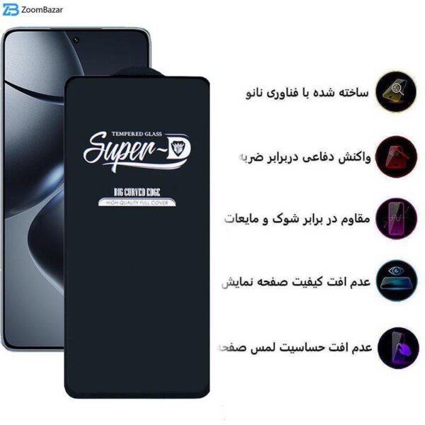 محافظ صفحه نمایش اپیکوی مدل Super 5D مناسب برای گوشی موبایل شیائومی 14T Pro / 14T / Redmi K70 Ultra