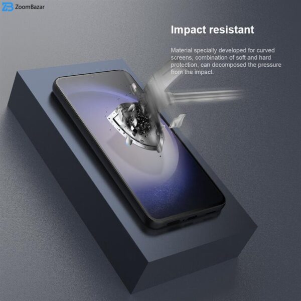 محافظ صفحه نمایش نیلکین مدل Impact Resistant مناسب برای گوشی موبایل سامسونگ Galaxy S24 Plus بسته 2 عددی