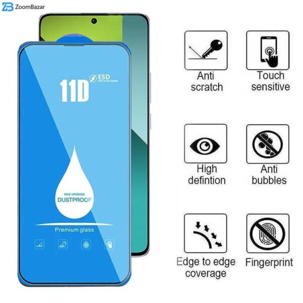 محافظ صفحه نمایش 11D اپیکوی مدل Blue ESD مناسب برای گوشی موبایل شیائومی Redmi Note 13 Pro 4G/5G / Note 13 4G/5G / Note 13R Pro 5G