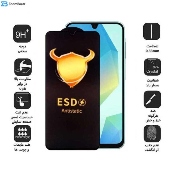 محافظ صفحه نمایش اِپیکوی مدل Golden ESD مناسب برای گوشی موبایل سامسونگ Galaxy A16 5G/ A16 4G