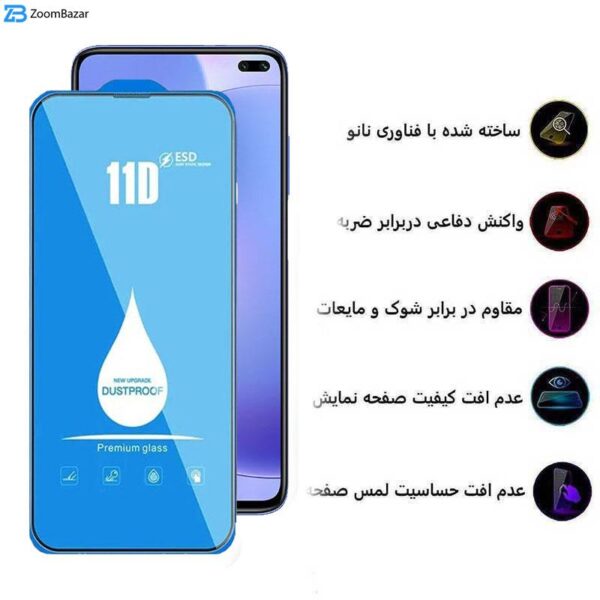 محافظ صفحه نمایش اپیکوی مدل Blue ESD مناسب برای گوشی موبایل شیائومی Mi 10T Pro 5G/ Mi 10T 5G/ Redmi K30 / Poco F2 Pro/ Poco X2