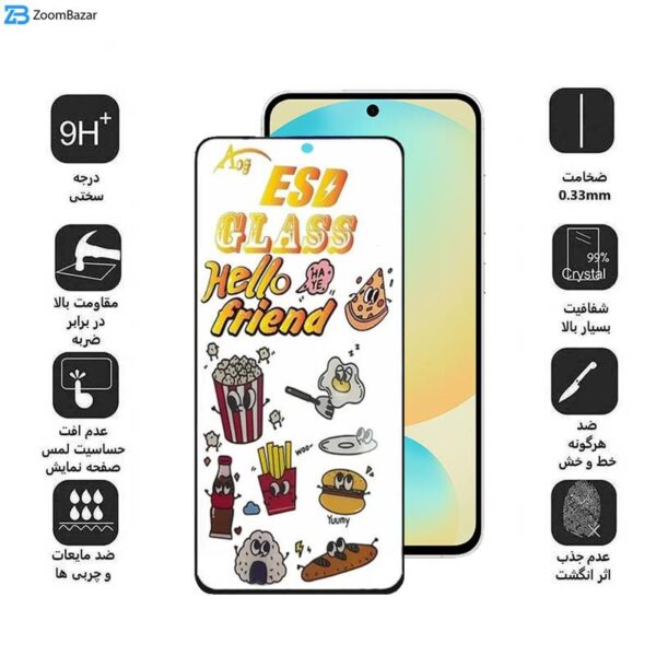 محافظ صفحه نمایش اپیکوی مدل ESD 2024 مناسب برای گوشی موبایل سامسونگ Galaxy S24 FE/ A55/ A35