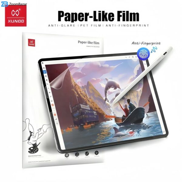 محافظ صفحه نمایش مات ژاند مدل Paper-Like مناسب برای تبلت اپل iPad Pro 11 (2018, 2020, 2021, 2022)/ Air 10.9 (2022)/ Air 4/ Air 5