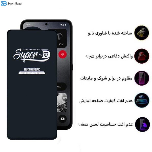 محافظ صفحه نمایش اپیکوی مدل Super 5D مناسب برای گوشی موبایل ناتینگ فون CMF 1