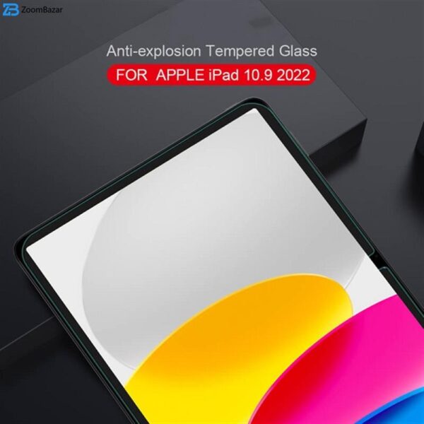 محافظ صفحه نمایش ژاند مدل AXE TEMPERED GLASS مناسب برای تبلت اپل iPad 10.9 (2022)