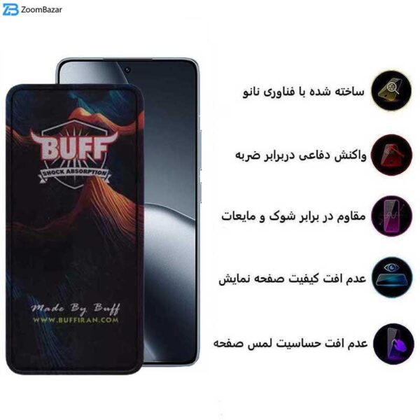 محافظ صفحه نمایش 5D بوف مدل Mountain-G مناسب برای گوشی موبایل شیائومی 14T Pro / 14T / Redmi K70 Ultra