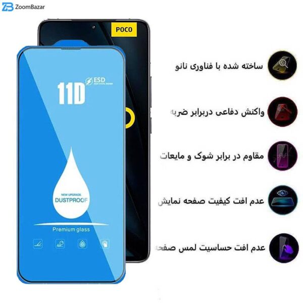 محافظ صفحه نمایش اپیکوی مدل Blue ESD مناسب برای گوشی موبایل شیائومی Poco F6 Pro/ Poco F6/ Redmi Turbo 3