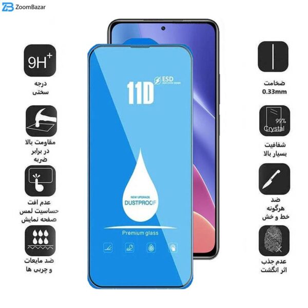 محافظ صفحه نمایش اپیکوی مدل Blue ESD مناسب برای گوشی موبایل شیائومی Redmi K40 Ultra/ K40 Pro Plus/ K40 Gaming/ K40 Pro/ K40S/ K40