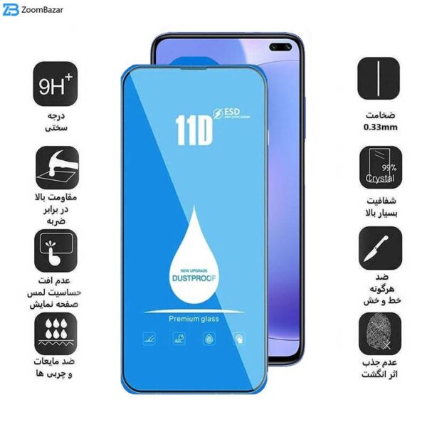 محافظ صفحه نمایش اپیکوی مدل Blue ESD مناسب برای گوشی موبایل شیائومی Mi 10T Pro 5G/ Mi 10T 5G/ Redmi K30 / Poco F2 Pro/ Poco X2