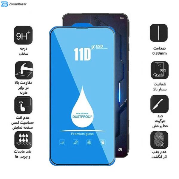 محافظ صفحه نمایش اپیکوی مدل Blue ESD مناسب برای گوشی موبایل شیائومی Black Shark 5 Pro/5/4Pro/4/3/3S