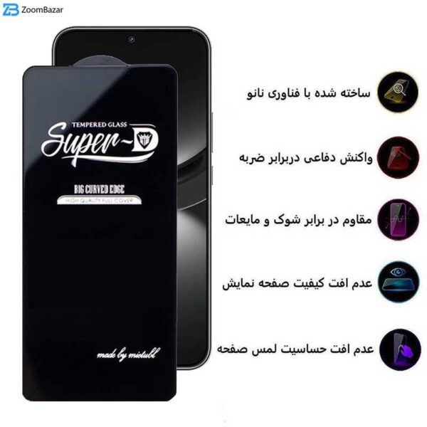 محافظ صفحه نمایش اپیکوی مدل Super 5D مناسب برای گوشی موبایل هوآوی Nova 12 / Nova 12 Lite / Nova 11 SE / Nova 10 SE