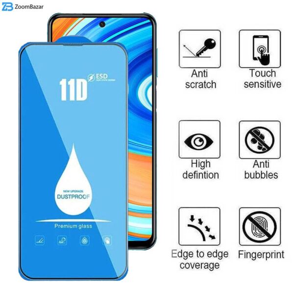 محافظ صفحه نمایش اپیکوی مدل Blue ESD مناسب برای گوشی موبایل شیائومی Redmi Note 9 Pro Max / Note 9 Pro 5G/ Note 9 Pro 4G (Global/India) / Note 9S