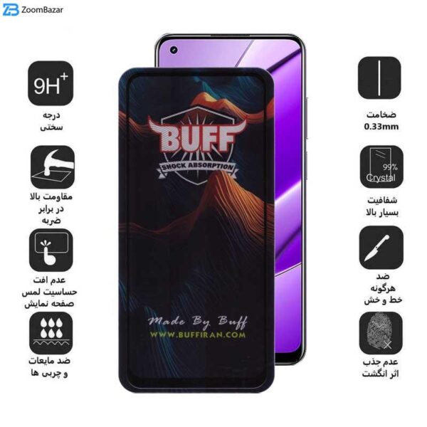 محافظ صفحه نمایش بوف مدل Mountain مناسب برای گوشی موبایل ریلمی 11 4G/10/9 Pro Plus/9/8 Pro/8/X7/X7 india/X7 Pro/V15 5G/Q2 Pro/Narzo 50 Pro