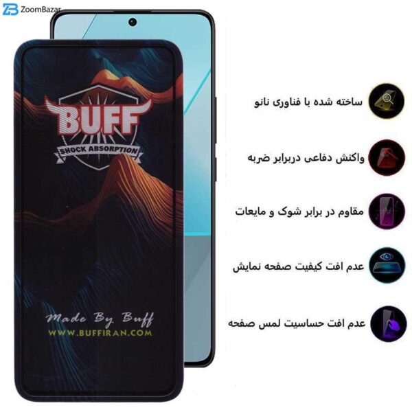 محافظ صفحه نمایش 5D بوف مدل Mountain مناسب برای گوشی موبایل شیائومی Redmi Note 13 Pro 4G / 5G / Note 13 4G / 5G / Note 13R Pro