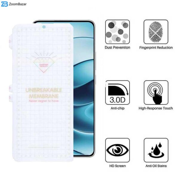 محافظ صفحه نمایش بوف مدل Hydrogel مناسب برای گوشی موبایل شیائومی Redmi Note 14 / Note 14 Pro / Note 14 Pro Plus / Mi 12 Pro