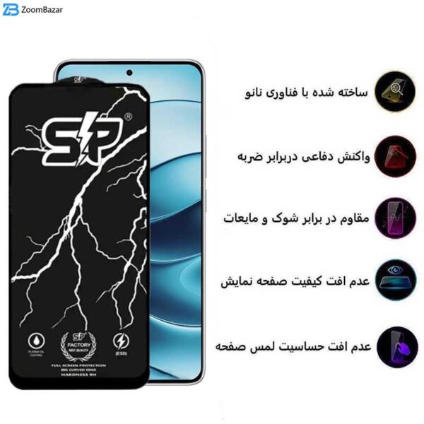 محافظ صفحه نمایش اپیکوی مدل SP Factory مناسب برای گوشی موبایل شیائومی Redmi Note 14 / Note 14 Pro