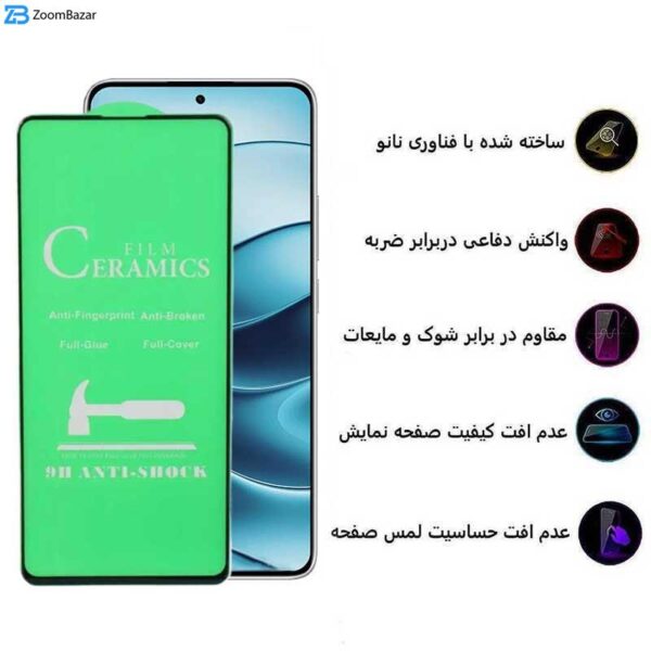 محافظ صفحه نمایش اپیکوی مدل Ceramic unbreakable مناسب برای گوشی موبایل شیائومی Redmi Note 14 / Note 14 Pro