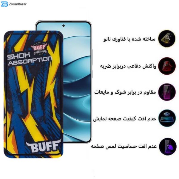 محافظ صفحه نمایش بوف مدل Shock-Shock-G مناسب برای گوشی موبایل شیائومی Redmi Note 14/ Note 14 Pro