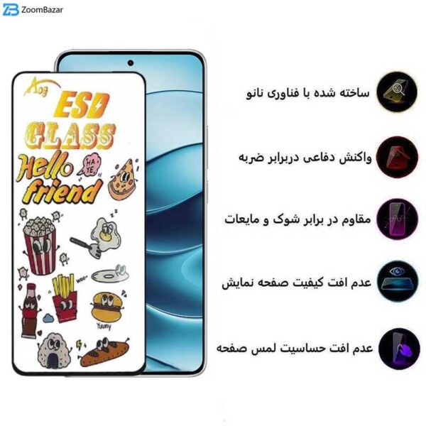 محافظ صفحه نمایش اپیکوی مدل ESD 2023 مناسب برای گوشی موبایل شیائومی Redmi Note 14 / Note 14 Pro