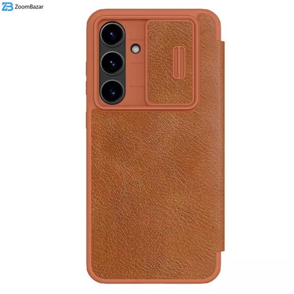 کیف کلاسوری نیلکین مدل Qin Pro Leather مناسب برای گوشی موبایل سامسونگ Galaxy S24 FE