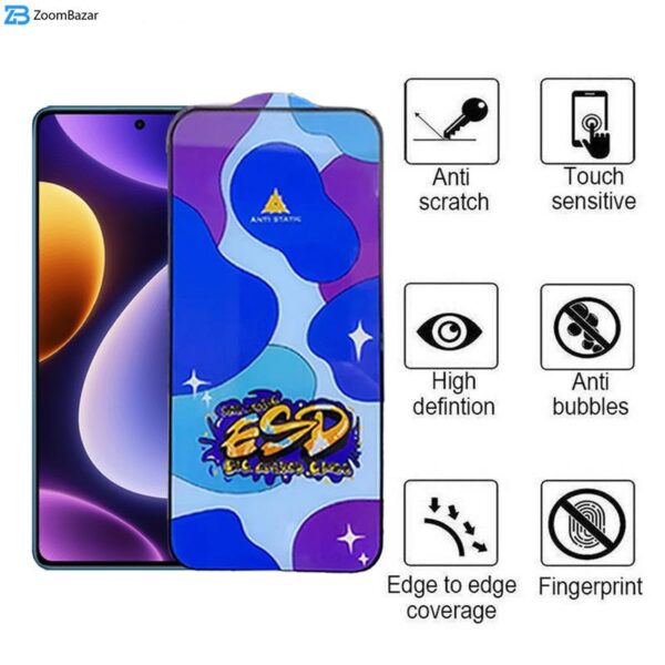 محافظ صفحه نمایش اپیکوی مدل Star ESD مناسب برای گوشی موبایل شیائومی Redmi Note 12 Explorer/Note 12 Discovery/Note 12 Pro Speed/Note 12R Pro /Note 12 Turbo