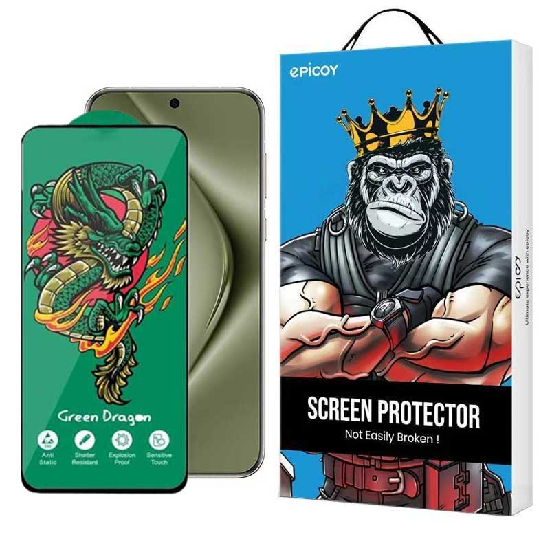 محافظ صفحه نمایش اپیکوی مدل Green Dragon ExplosionProof مناسب برای گوشی موبایل هوآوی Pura 70 Pro/ Pura 70 Ultra / Nova 12S/ Nova 12i