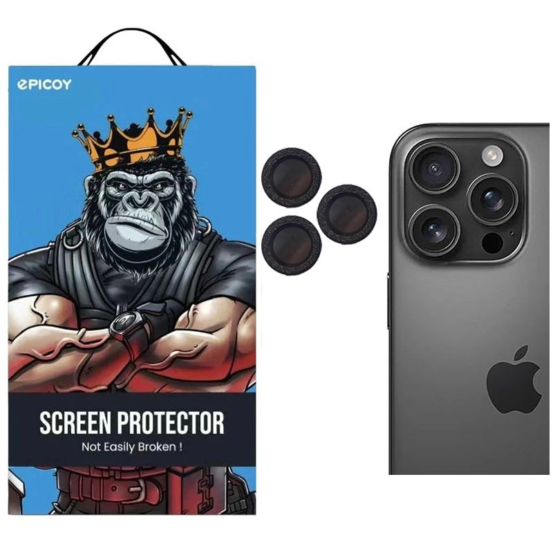 محافظ لنز دوربین اپیکوی مدل Chelipa Acrylic مناسب برای گوشی موبایل اپل iPhone 15 Pro Max / 15 Pro