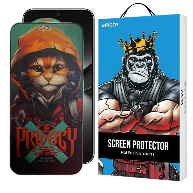محافظ صفحه نمایش حریم شخصی اپیکوی مدل Privacy Hoodie Cat مناسب برای گوشی موبایل هوآوی Nova 9 SE/ Nova 10 SE/ Nova 11 SE/ Nova 12/ Nova 12 Lite/ Nova 12i/ Nova 12 SE/ honor 50 Se