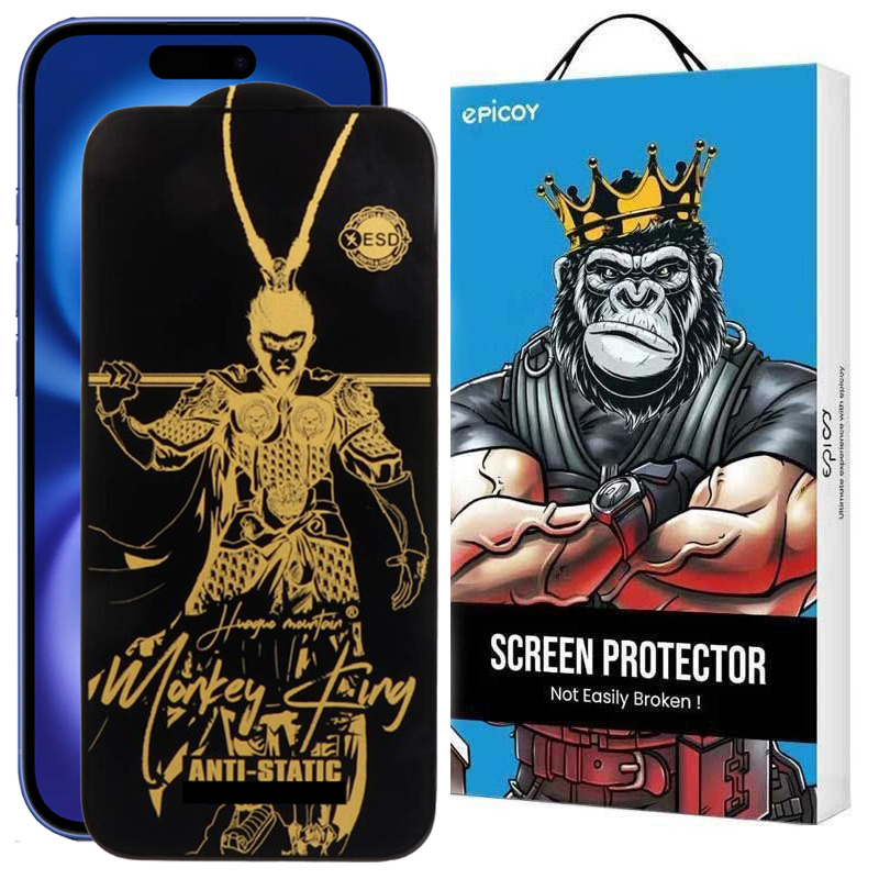 محافظ صفحه نمایش اپیکوی مدل Wukong ESD مناسب برای گوشی موبایل اپل iPhone 14 Pro Max/15 Plus/16 Plus