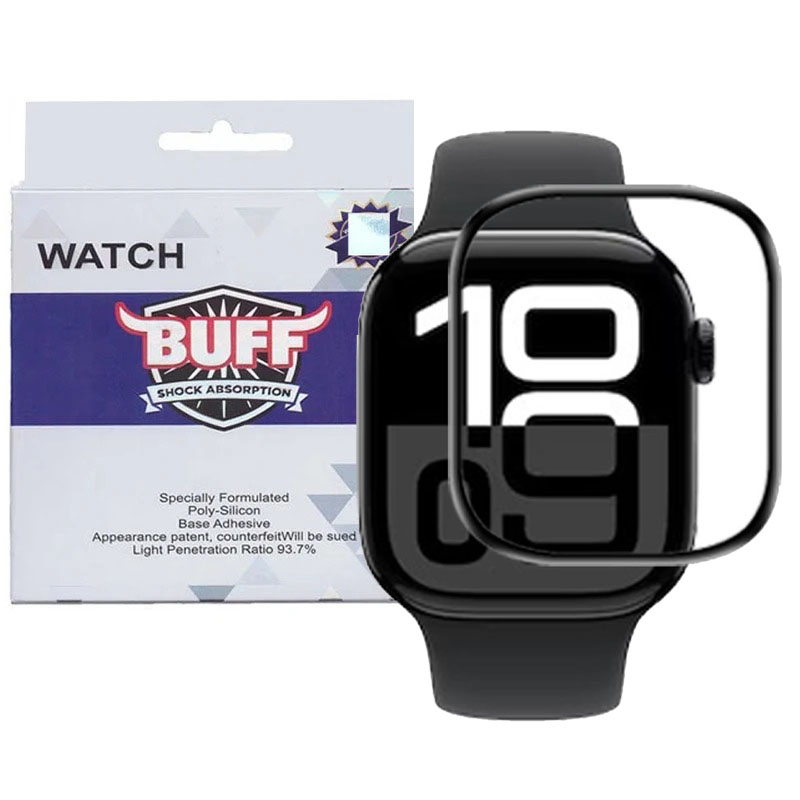 محافظ صفحه نمایش بوف مدل FullGlue مناسب برای اپل واچ سری 10 سایز 46 میلی متری