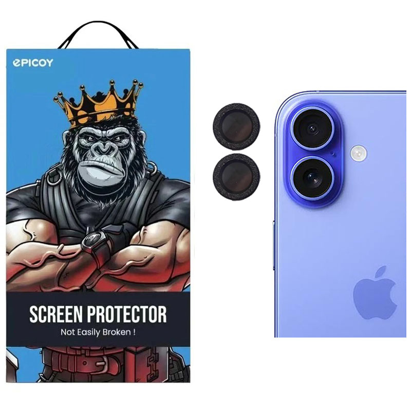 محافظ لنز دوربین اپیکوی مدل Chelipa Acrylic مناسب برای گوشی موبایل اپل iPhone 16 / 16 Plus