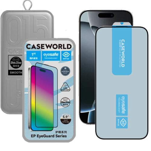 محافظ صفحه نمایش کیس ورلد مدل Eyesafe مناسب برای گوشی موبایل اپل iPhone 16 Pro